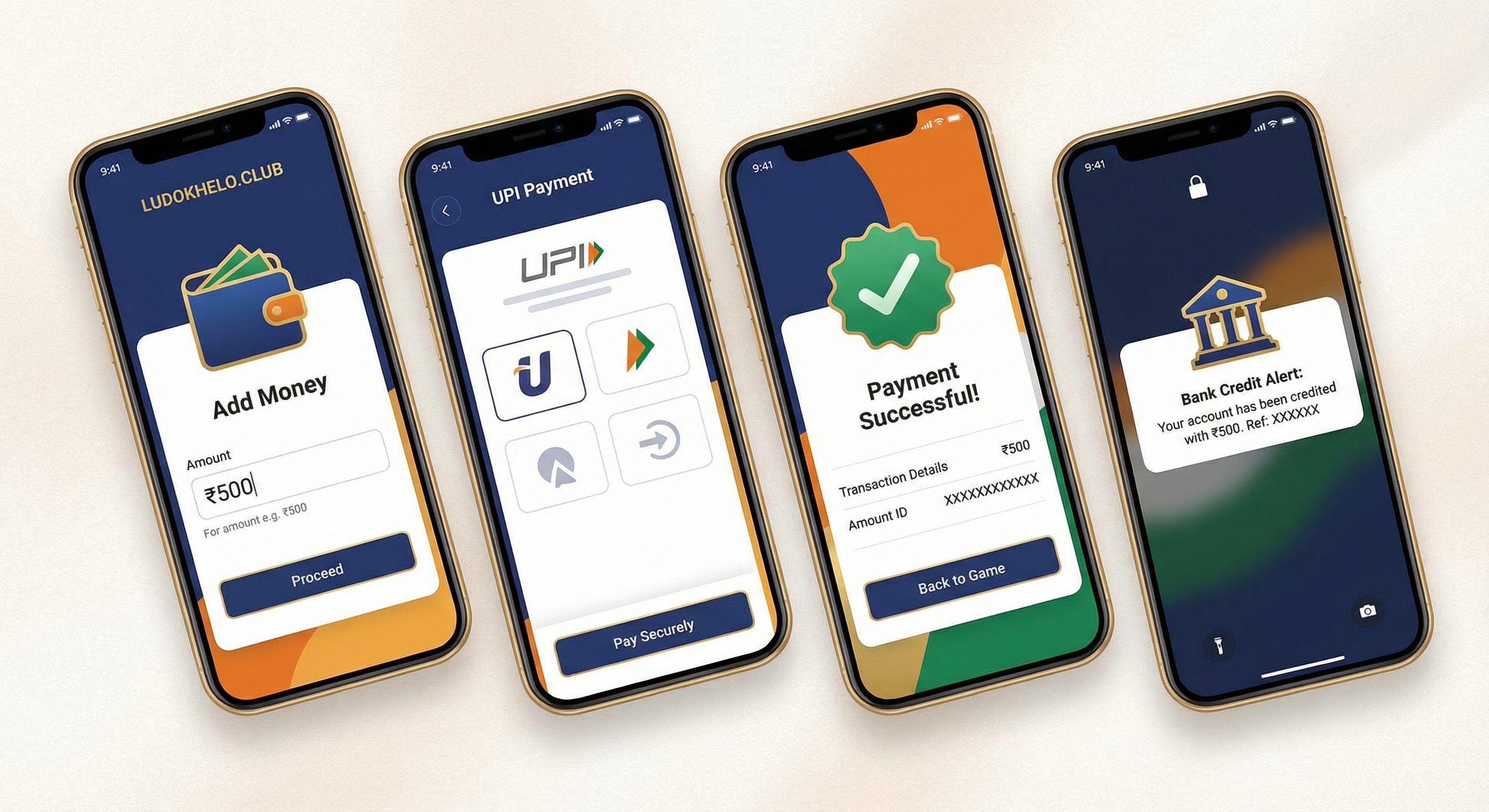 Payments – UPI, bank