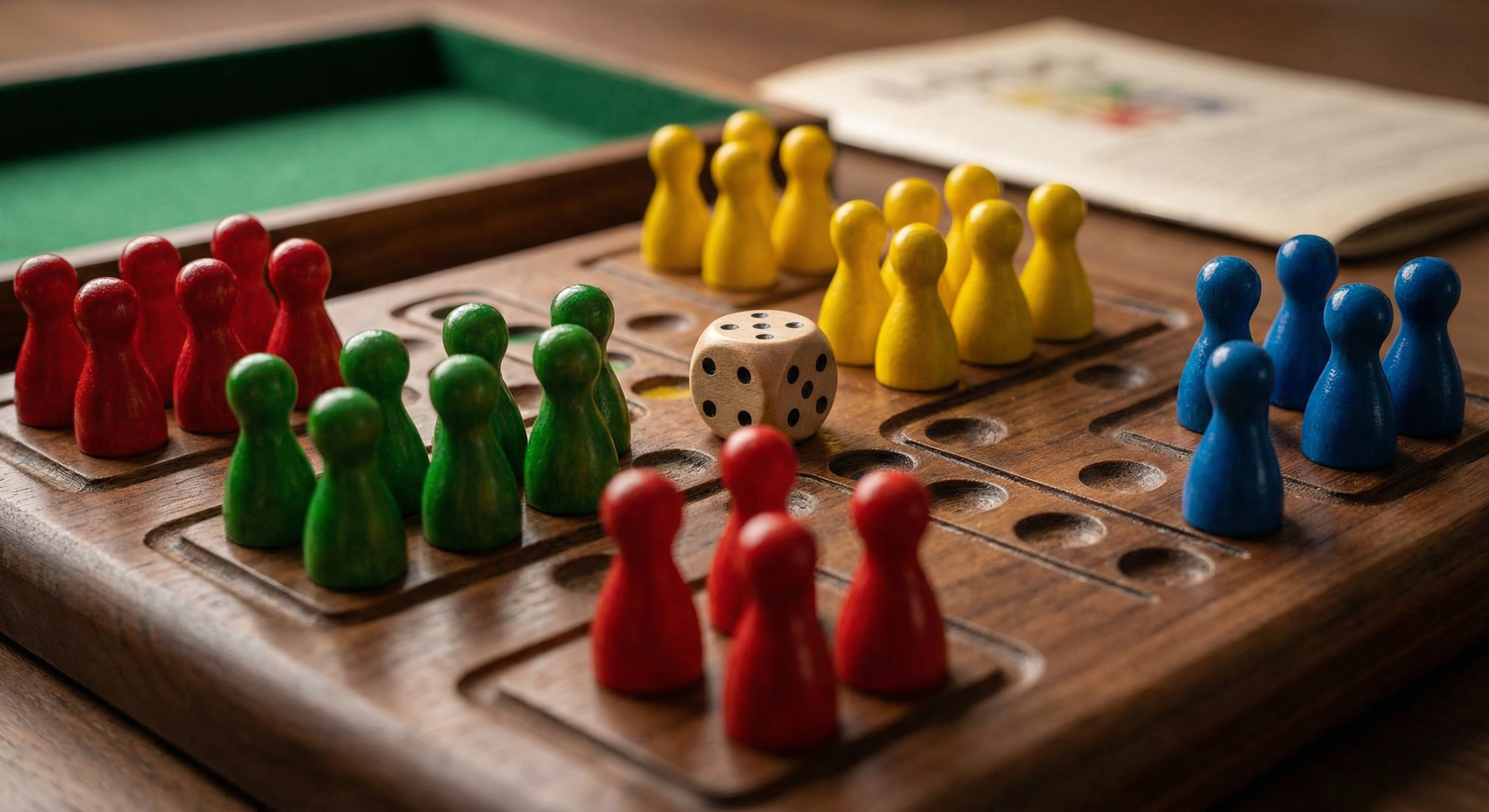 Ludo tokens & dice – fair play