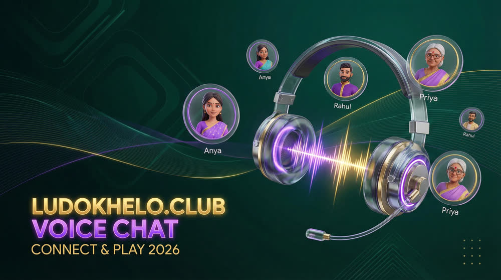 Voice chat UI — LudoKhelo